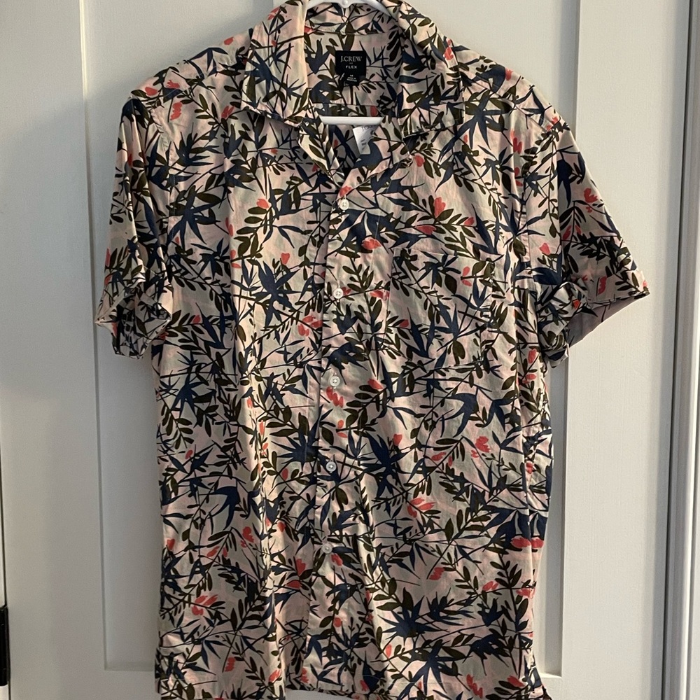NWT Jcrew mens short sleeved button down